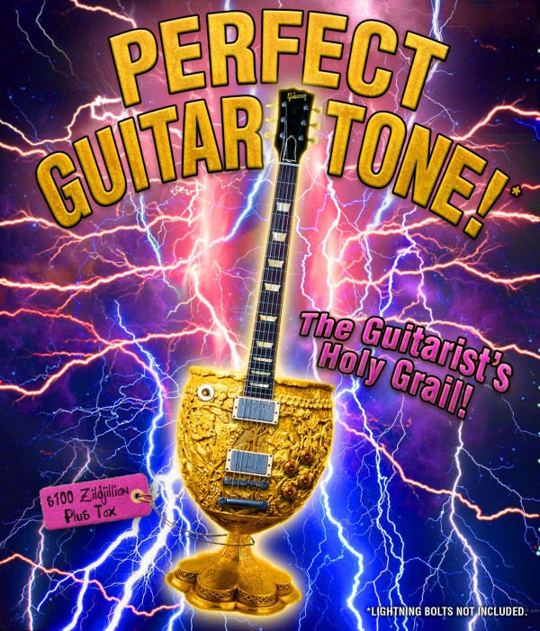 Picture of a photoshopped guitar made from the Holy Grail