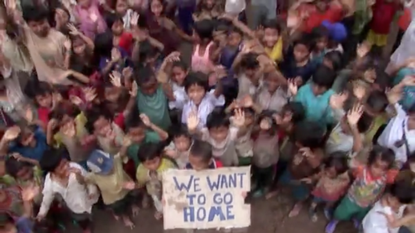 Picture of a group of Karen children